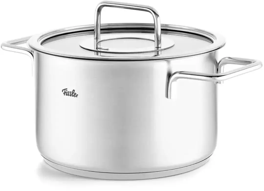 Fissler Pure Collection Kookpan 20cm - RVS - Glasdeksel