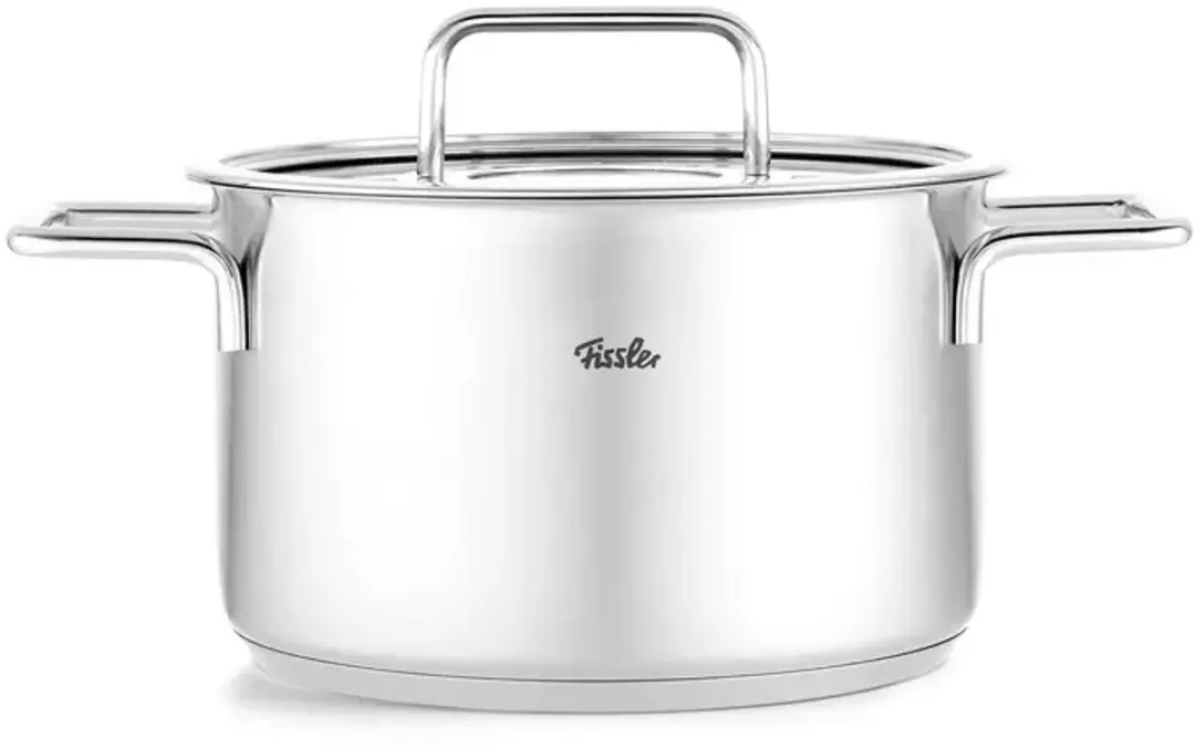 Fissler Pure Collection Kookpan 20cm - RVS - Glasdeksel