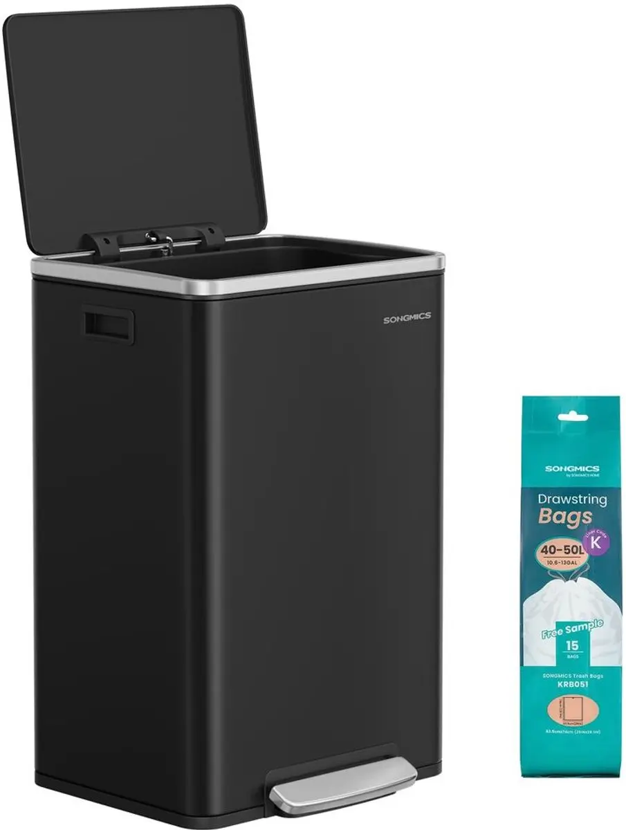 Songmics Vuilnisbak 50L