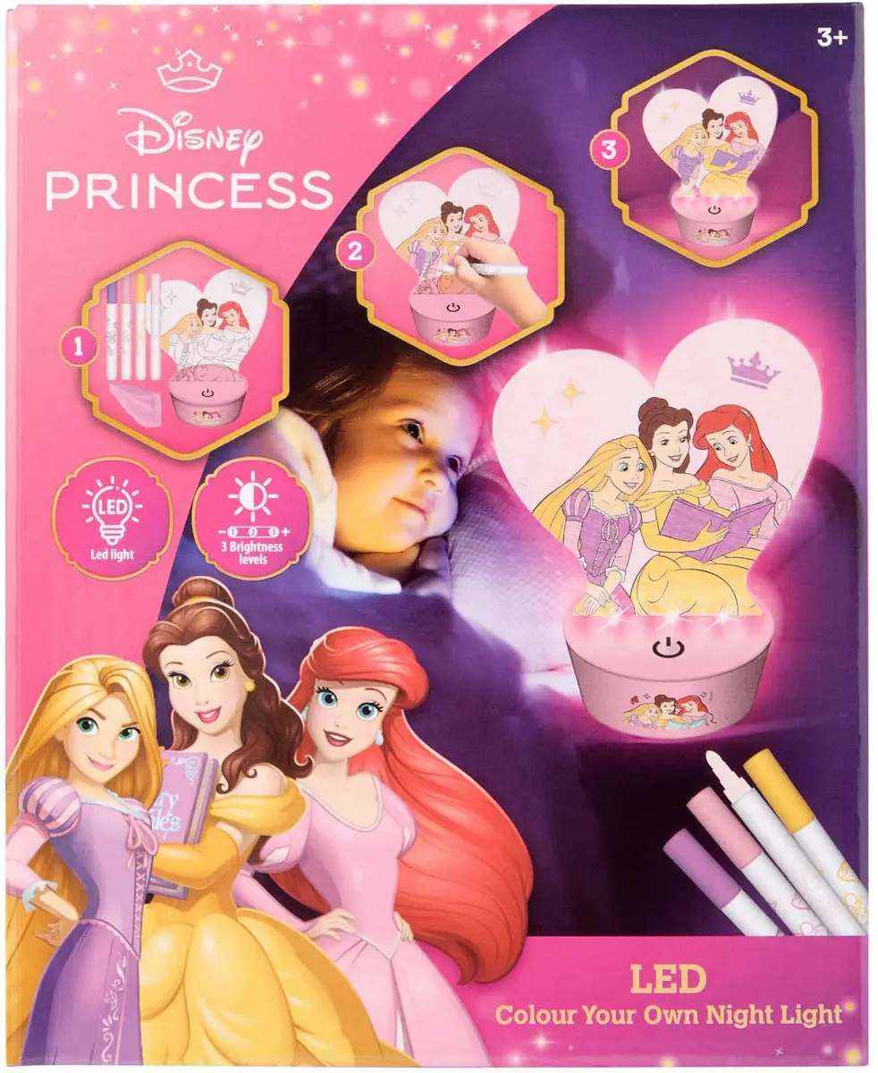 Disney Princess Nachtlampje Meerkleurig