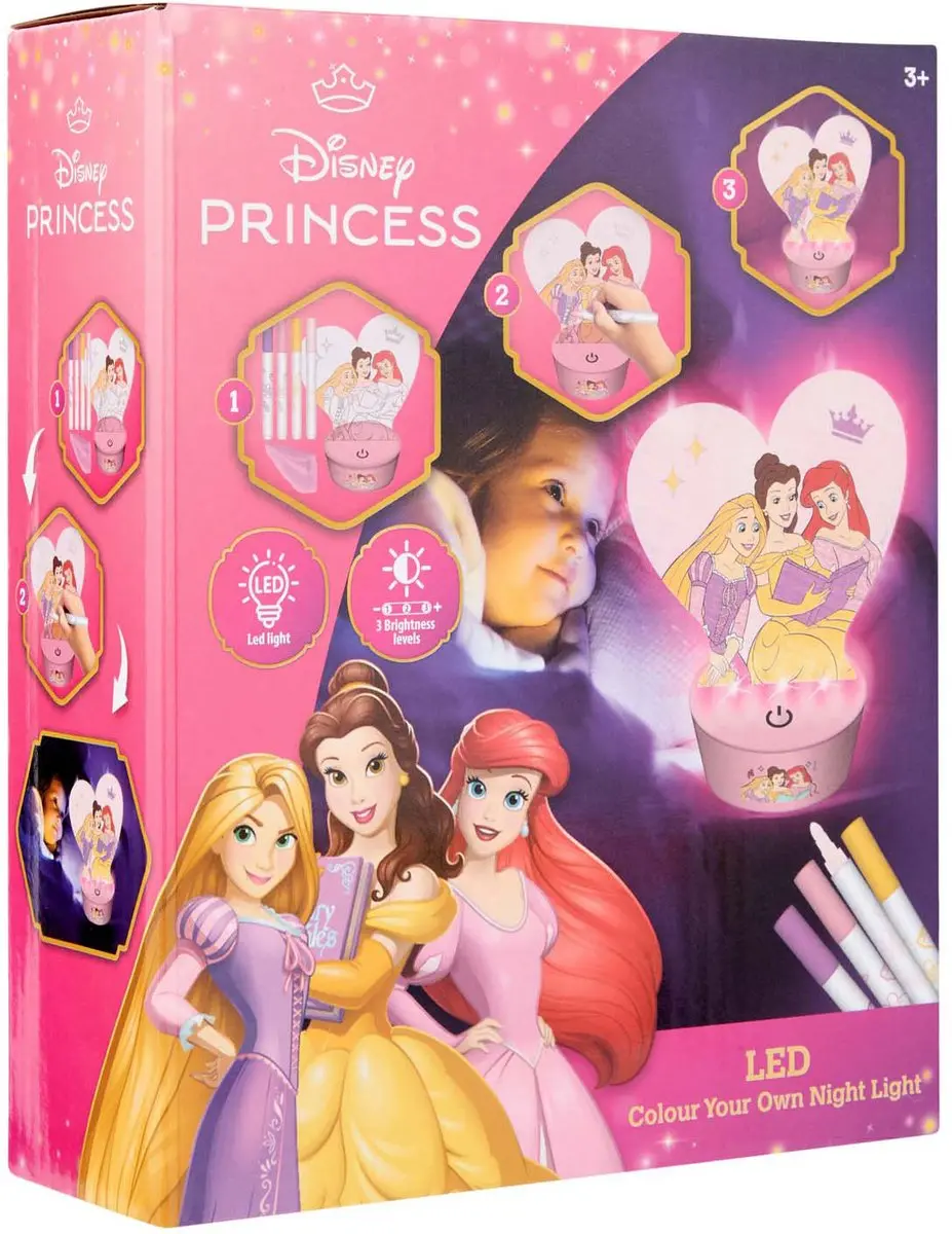 Disney Princess Nachtlampje Meerkleurig