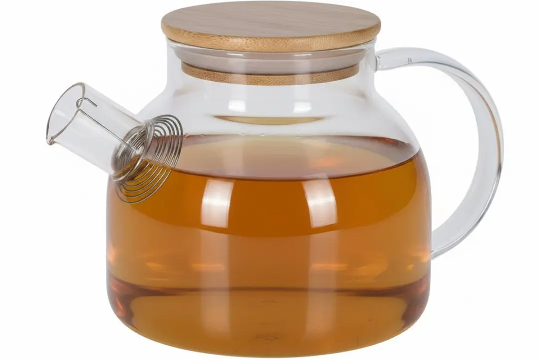 Cookinglife Theepot Borosilicaat Glas 1L