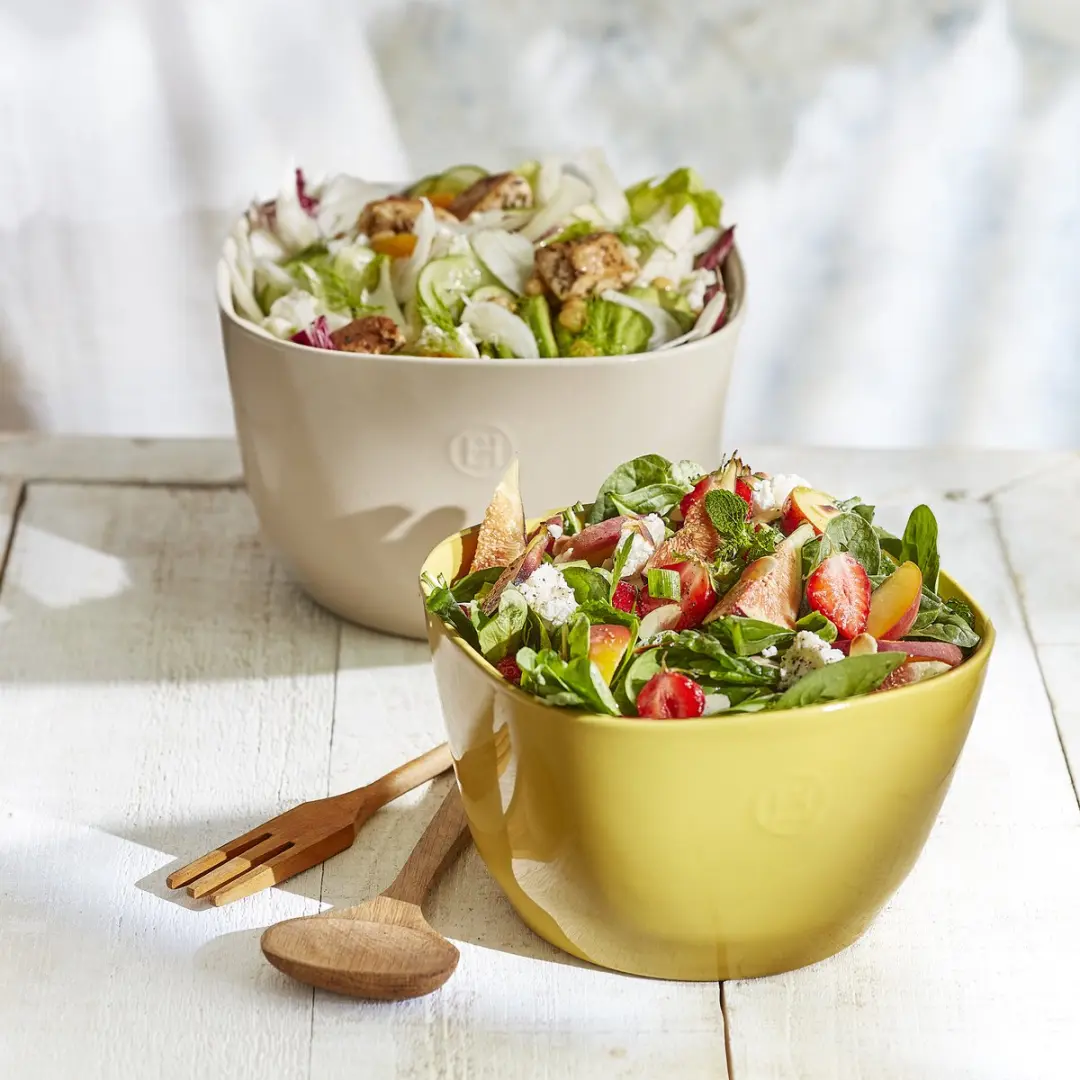 Emile Henry Saladeschaal 026592 - Crème