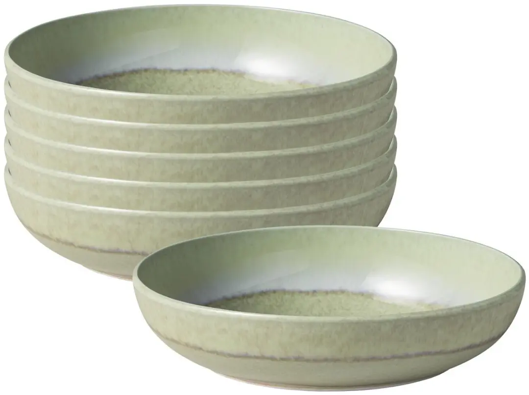 Villeroy & Boch Perlemor Alga Pastaborden 22cm - 6 Stuks - Groen