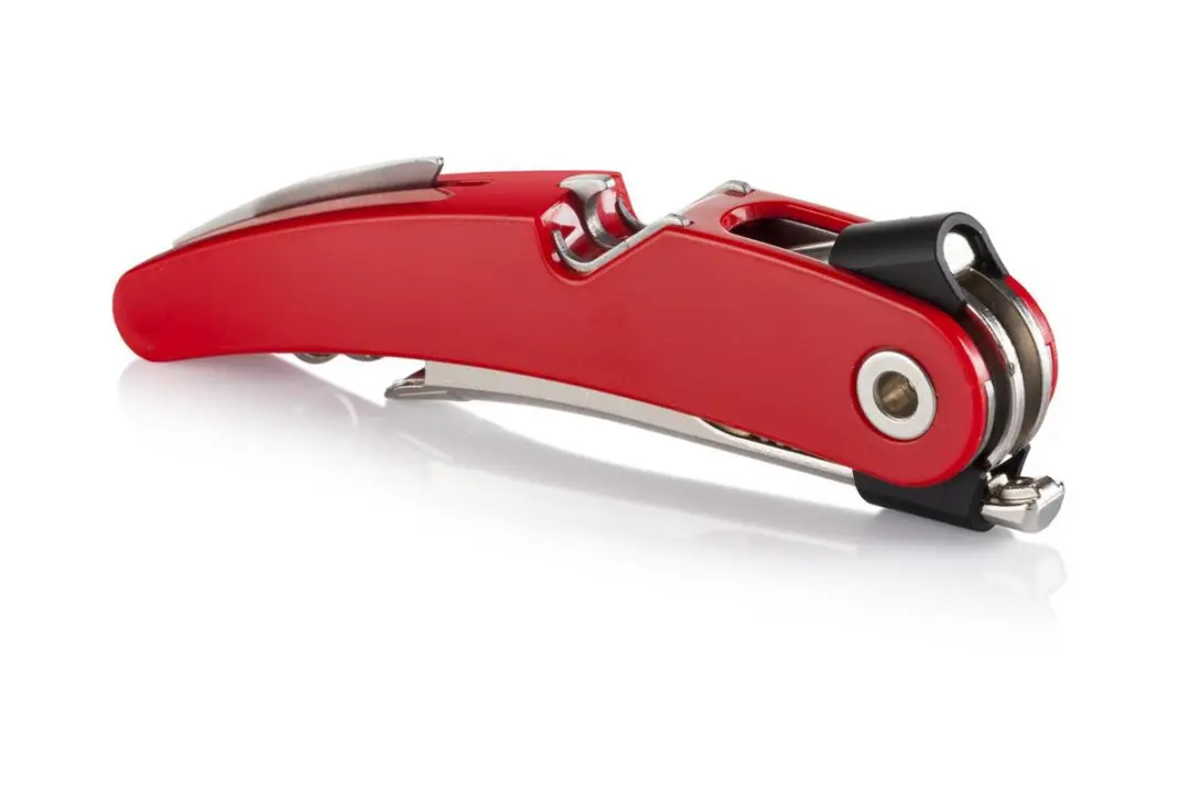 VacuVin Single Pull Kurkentrekker - Rood