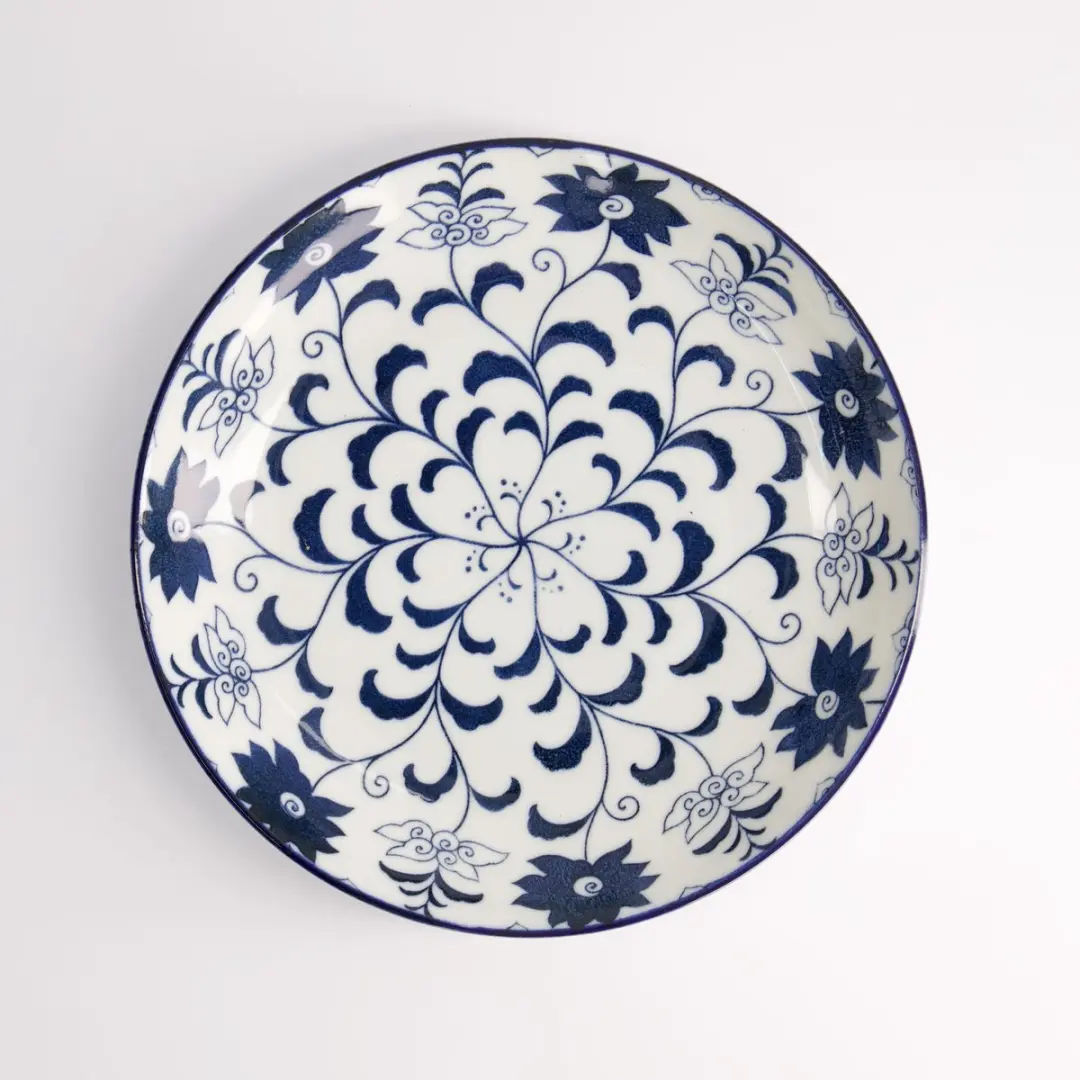 Tokyo Design Studio Nippon White Gold Rim Bord Star 23cm