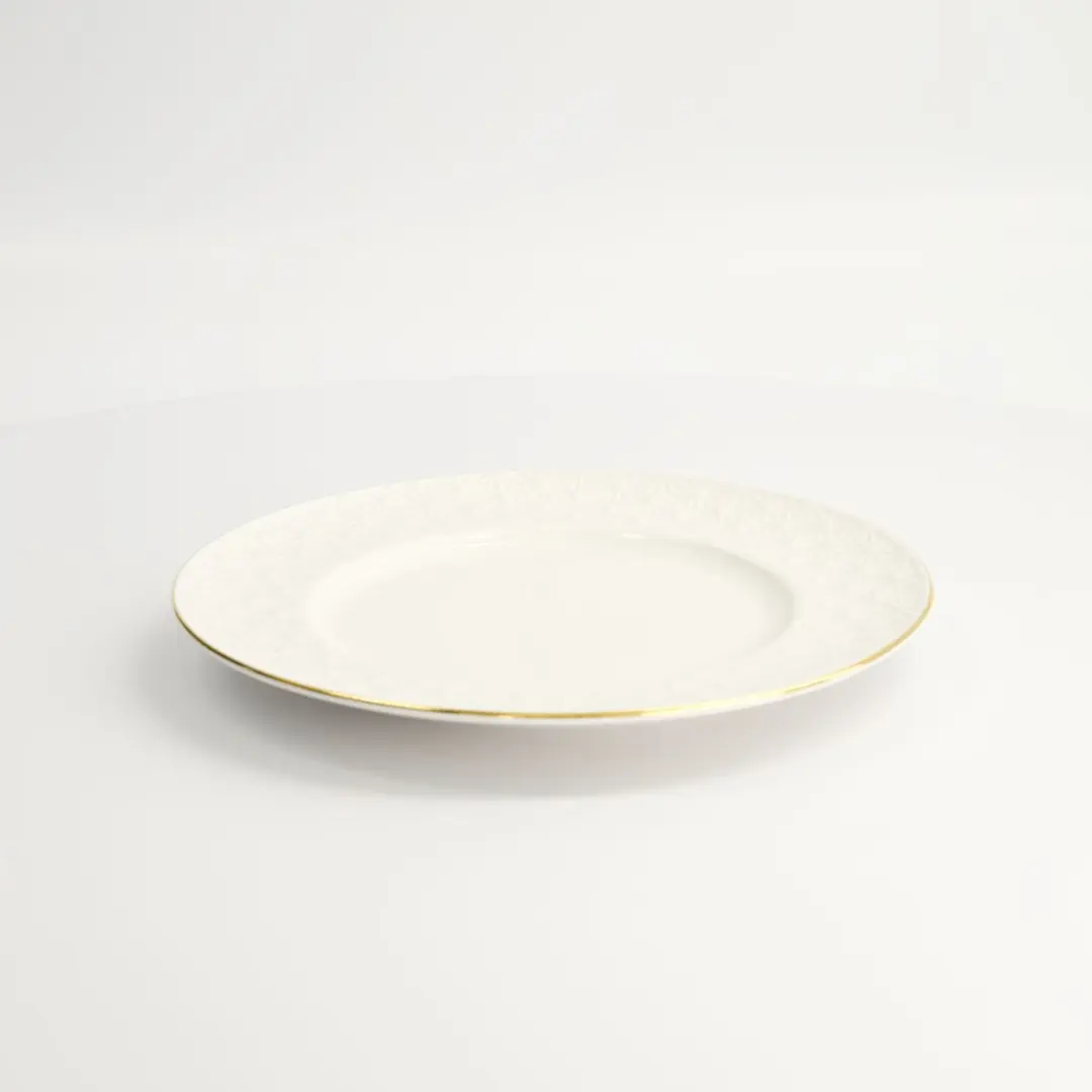 Tokyo Design Studio Nippon White Gold Rim Bord Star 23cm