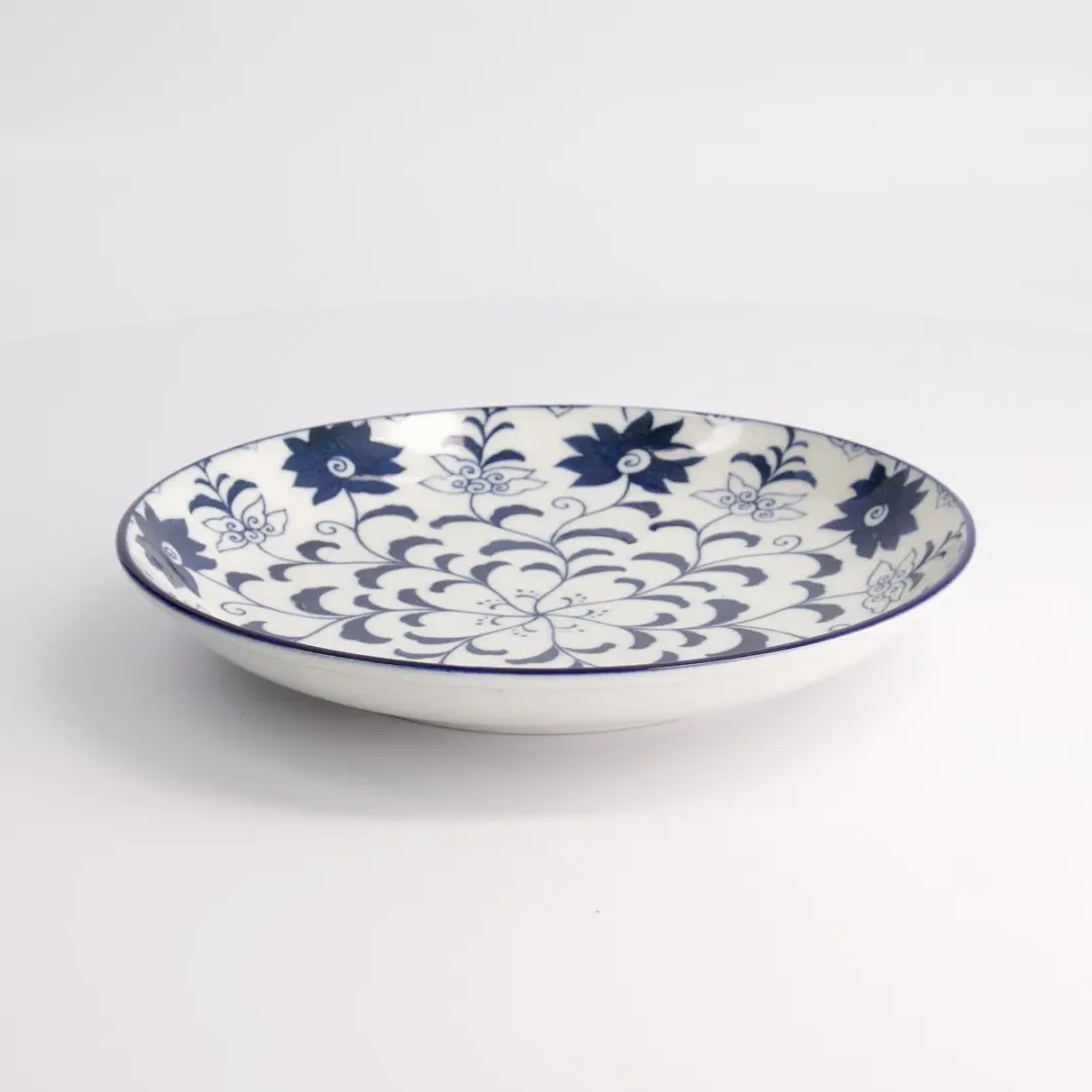 Tokyo Design Studio Nippon White Gold Rim Bord Star 23cm