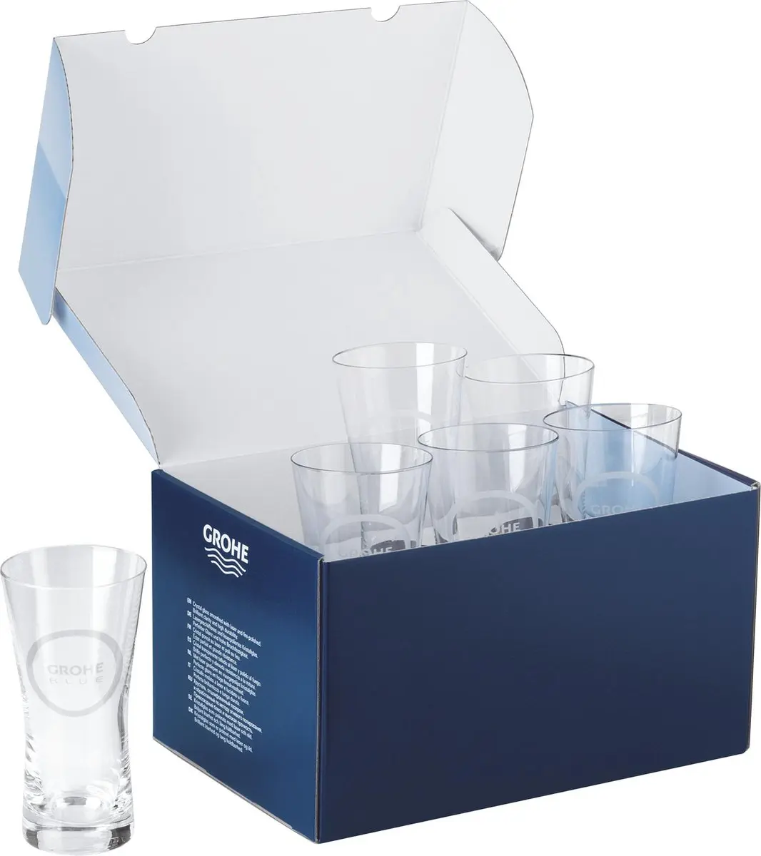 GROHE Blue Waterglazen 6 Stuks - 0,25L