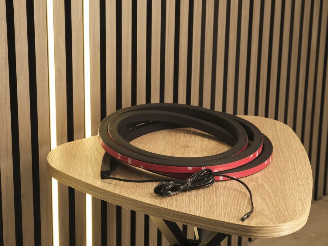 Osram Flex Acoustic LED-strips 2,6m 24W - 208lm 3000K - Uitbreidingsset - Mat zwart