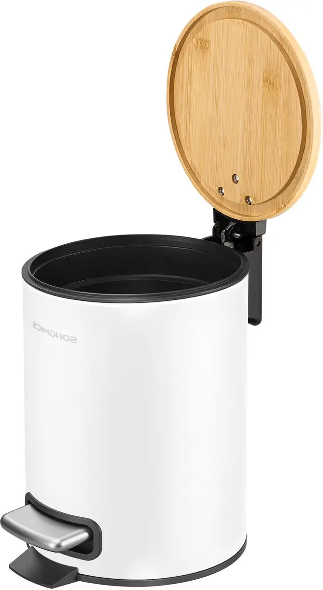 Songmics LTB113WZ01 Cosmetica Prullenbak 3L