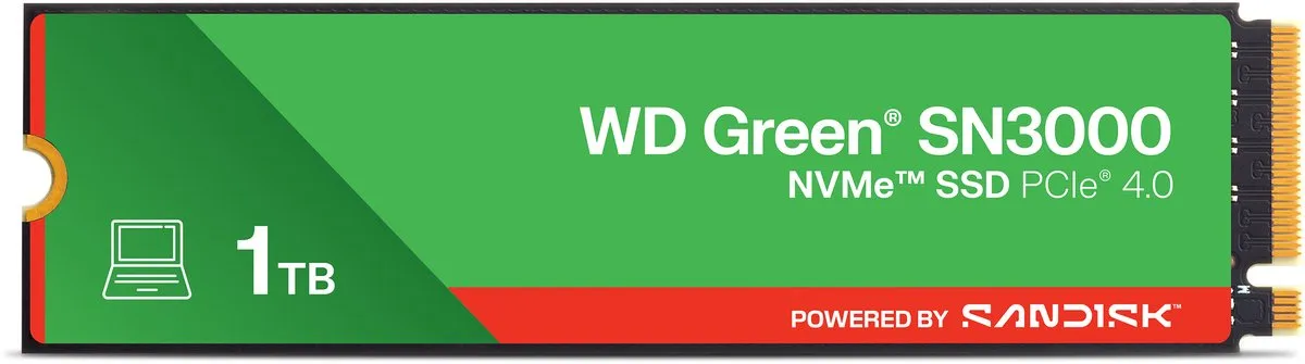 Western Digital Green SN3000 WDS100T4G0E-00CPS0 SSD M.2 2280 1TB