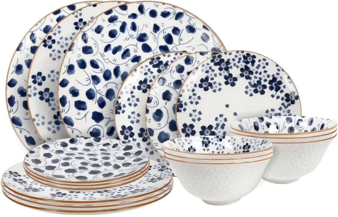 Cookinglife Serviesset Fleuris 18-delig