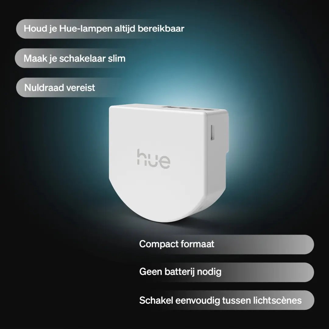 Philips Hue Bedrade Wandschakelaar - 2 Stuks - Wit