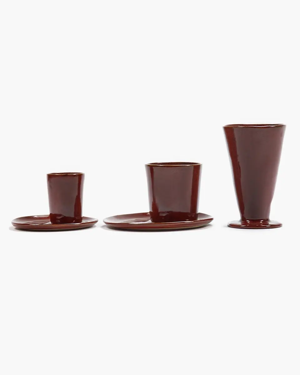 Serax Marie Michielssen La Mère Koffiekop - Rood - 13cl - 2 Stuks
