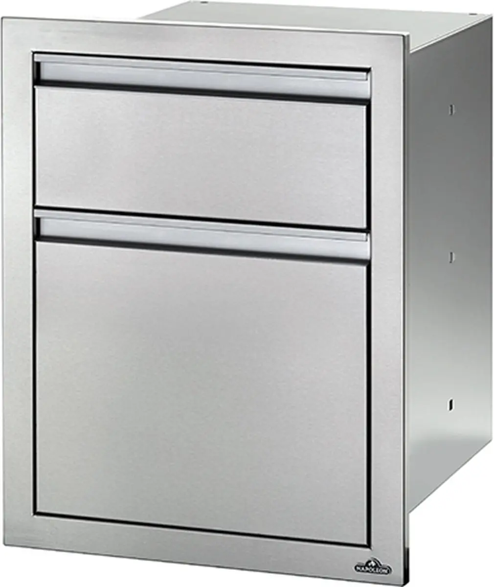 Napoleon Grills Dubbele Inbouwlade 55x71cm