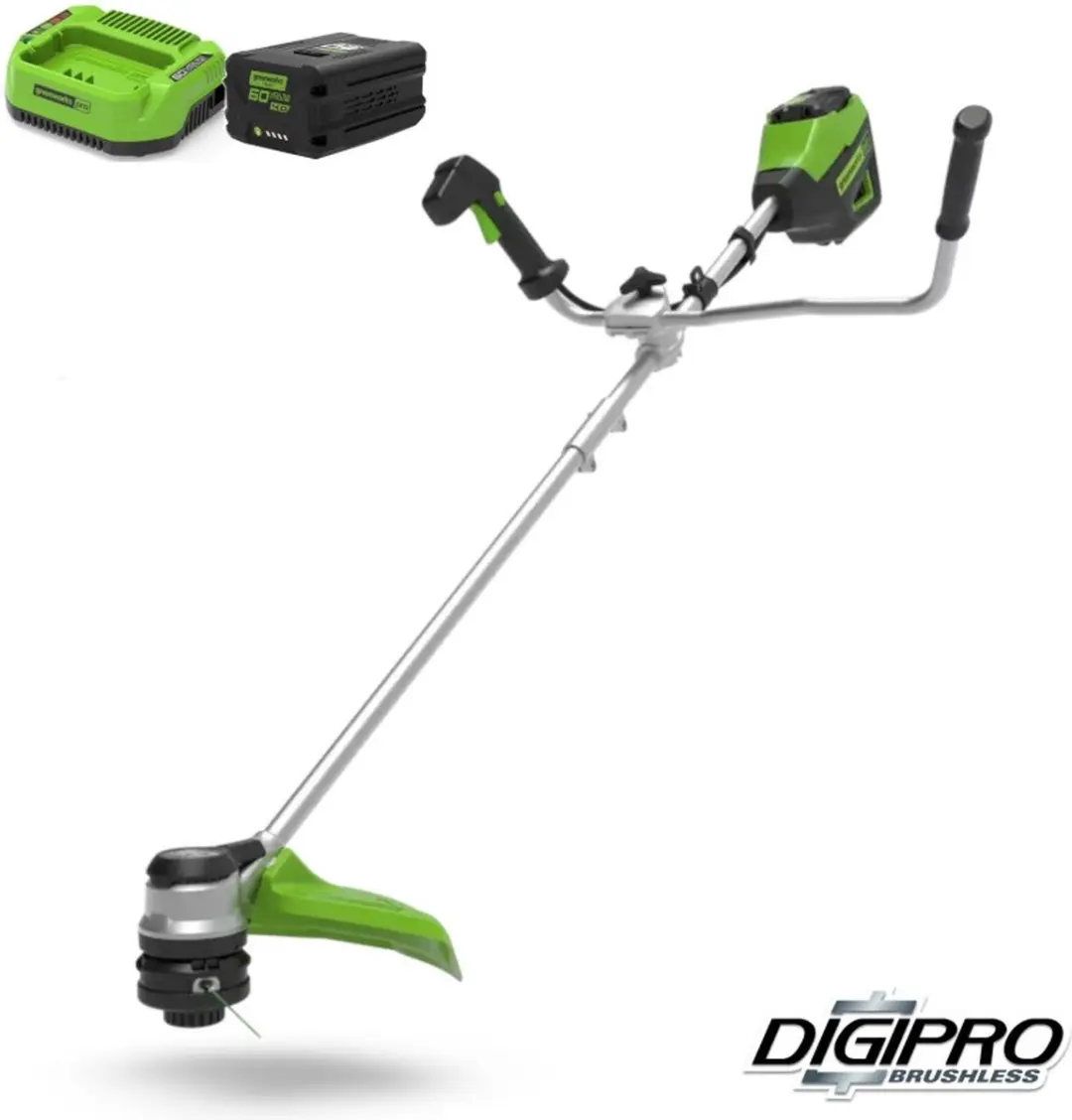 Greenworks 60V 4Ah Accu Trimmer/Bosmaaier