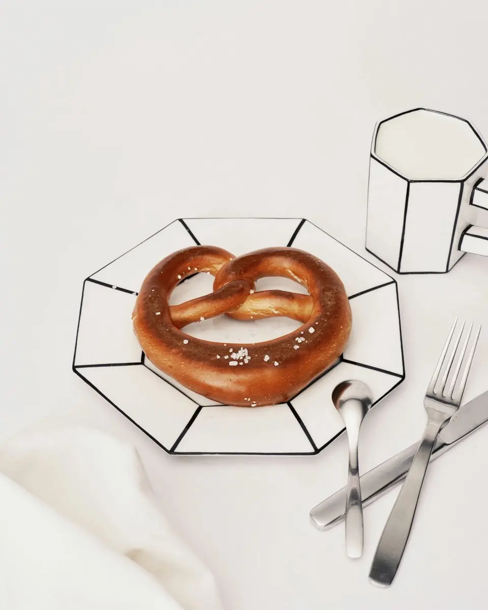 Serax Annebet Dessertbord D18.5cm Wit/Zwart - 2 Stuks