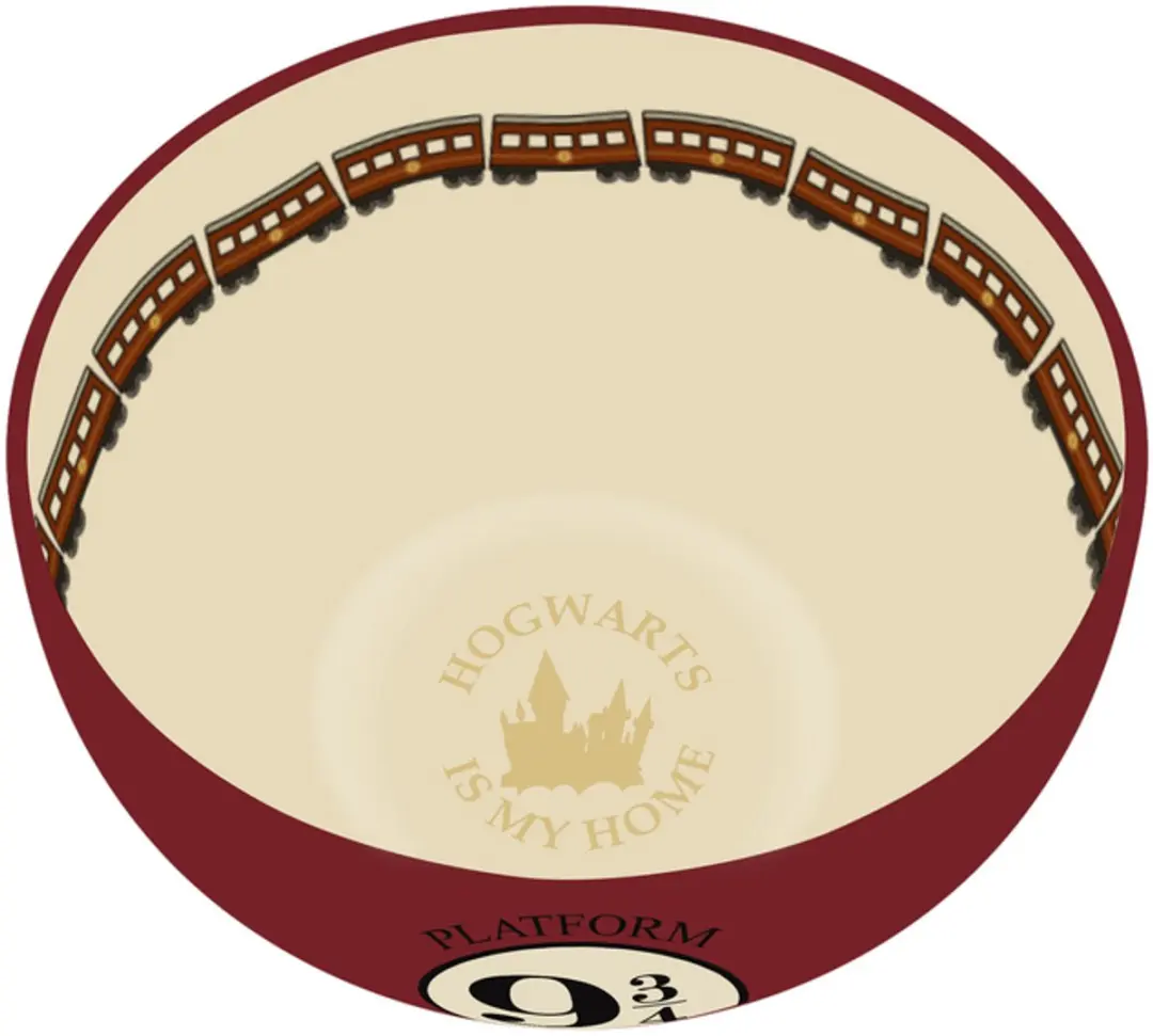 Harry Potter Platform 9 3/4 Mueslikom Keramiek - Rood/Beige