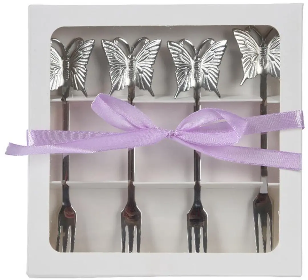 Decoris Gebaksvorkset 4-delig RVS