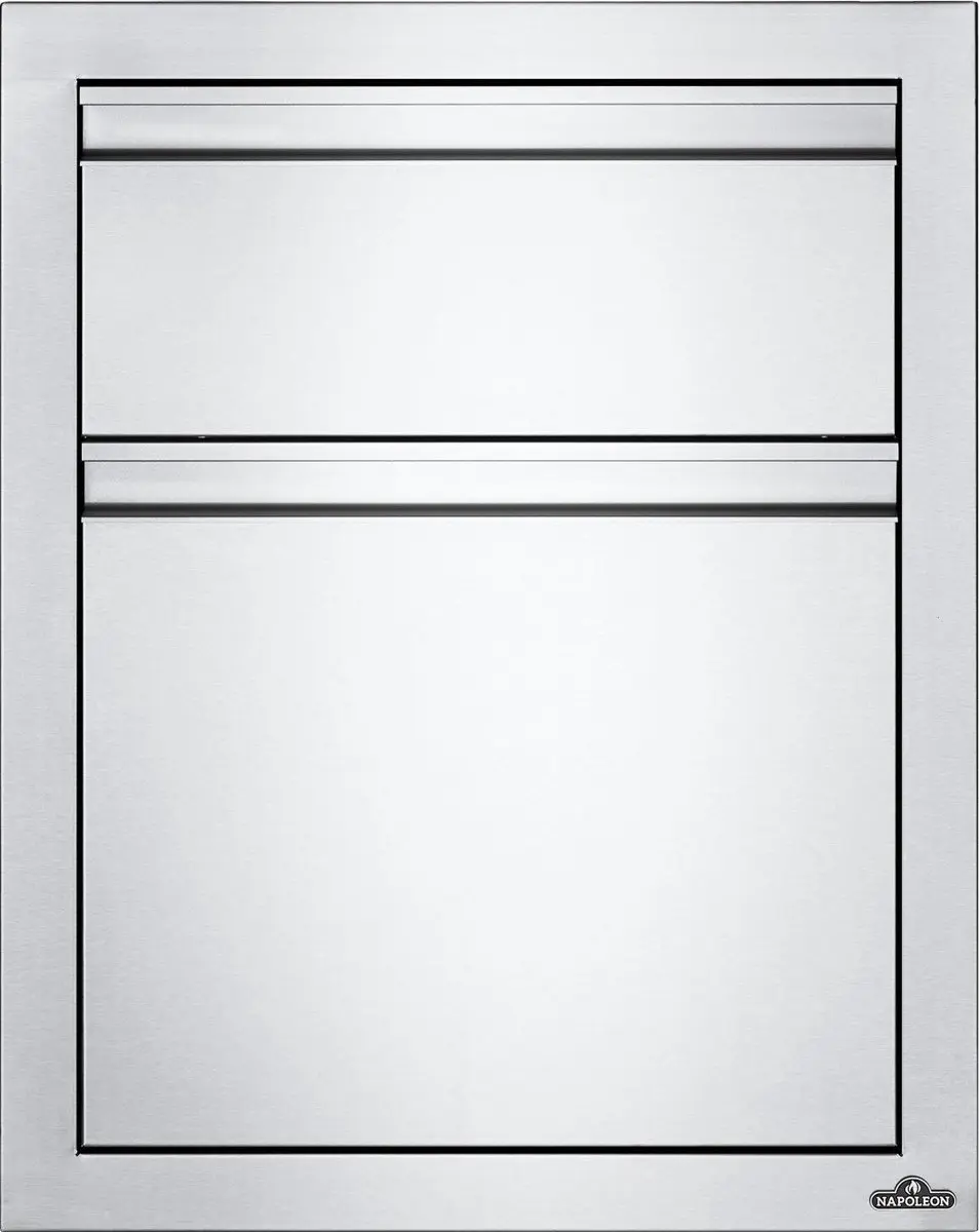 Napoleon Grills Inbouw Afvalkast & Keukenrolhouder 55x71cm