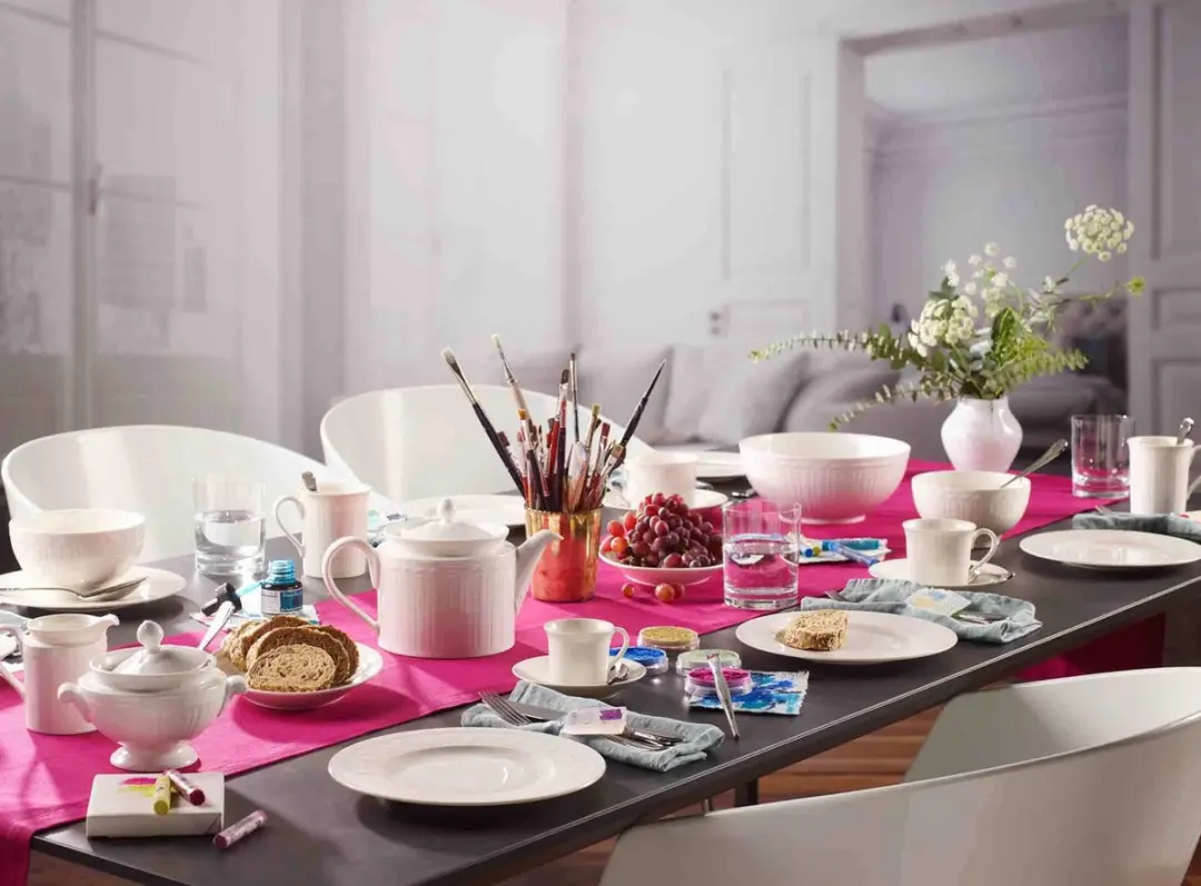 Villeroy & Boch Cellini Mokka/Espresso Tassen - 6 Stuks - 100ml - Wit/Gekleurd