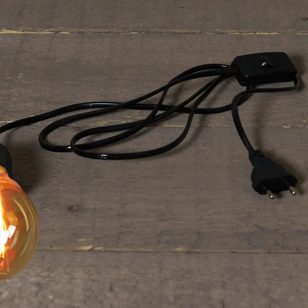 Anna's Collection Fitting Hanglamp - Zwart - 2M - afbeelding 6 van 6