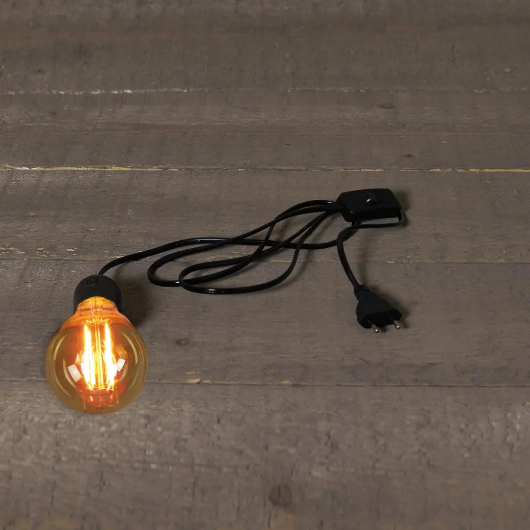 Anna's Collection Fitting Hanglamp - Zwart - 2M