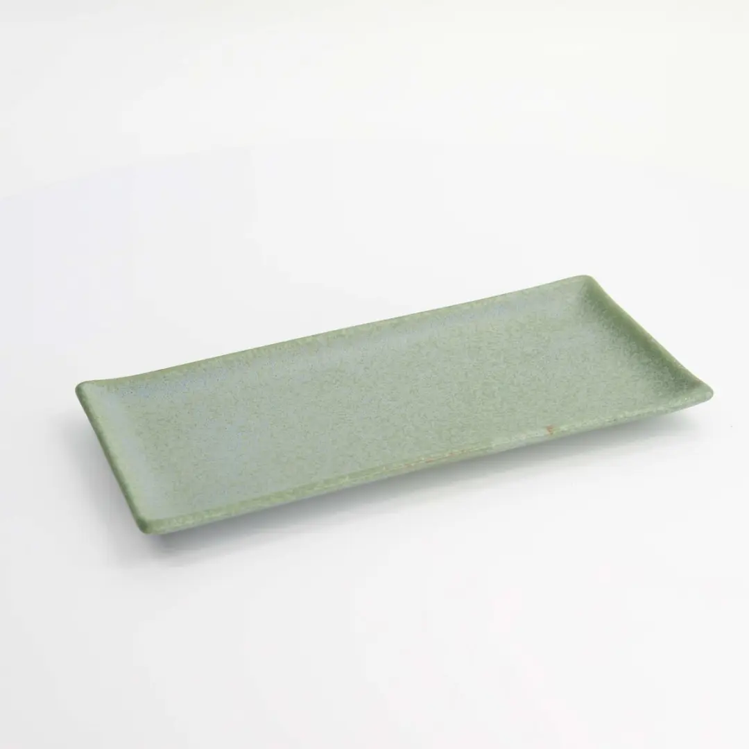 Tokyo Design Studio Vert Sauge Rechthoekig Bord 28,5x12,5cm - Saliegroen