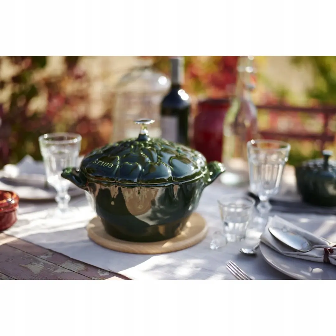 Staub Special Cocotte Braadpan 3L - Groen - afbeelding 2 van 5