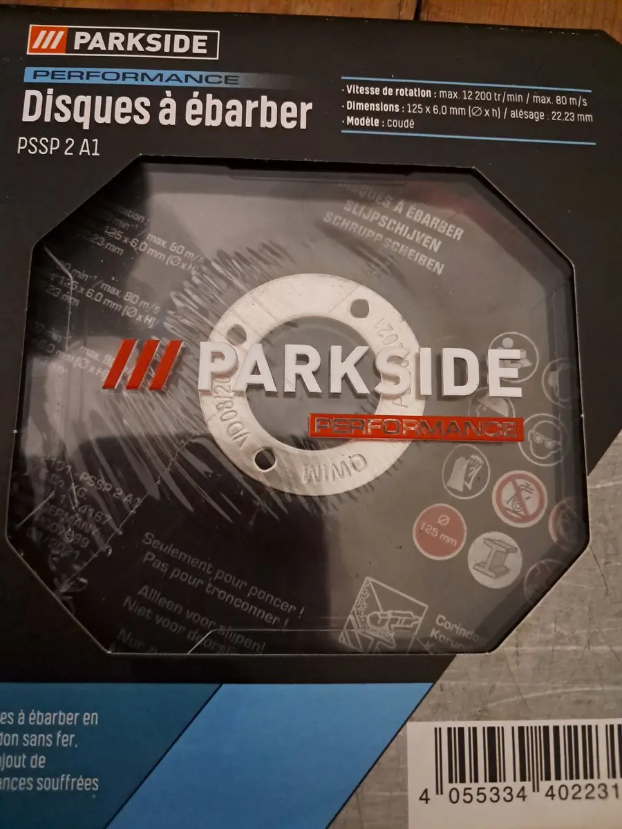 Parkside Slijpschijven Metaal 125mm - 2 Stuks