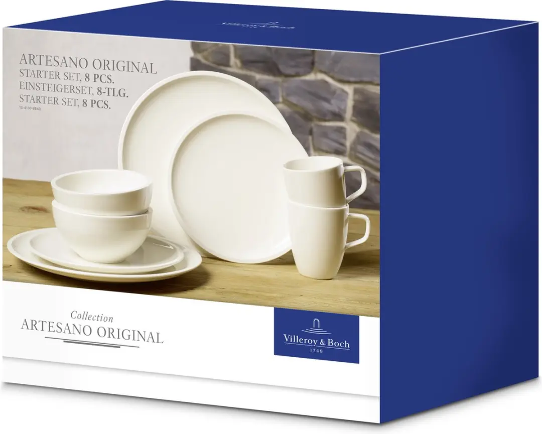 Villeroy & Boch Artesano Original Serviesset 8-delig - Wit