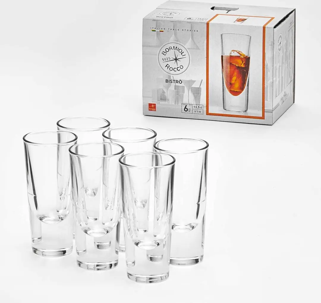 Bormioli Rocco Bistro Aperitiefglazen 140ml - 6 Stuks