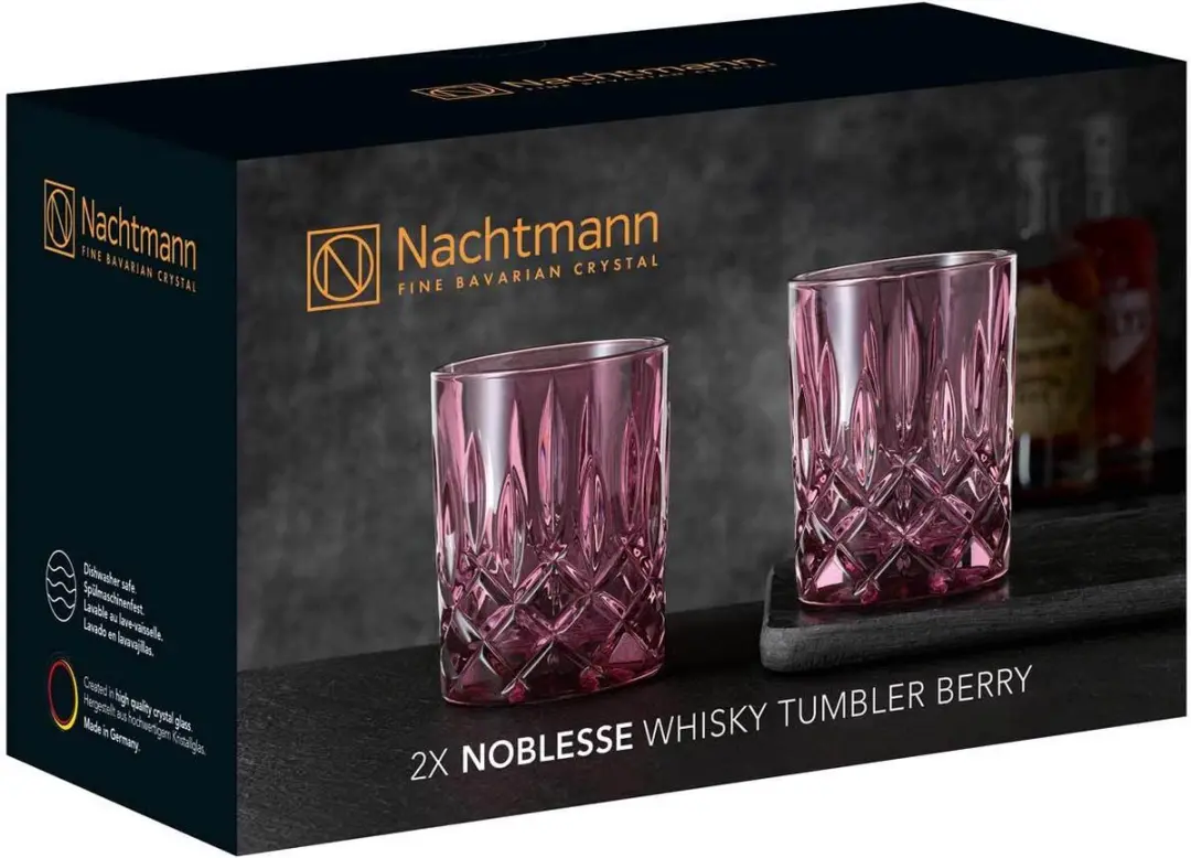 Nachtmann Whiskybecher Noblesse Vintage 295ml - 4 Stuks Berry