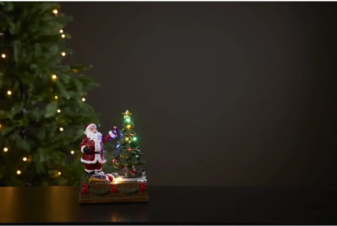 Star Trading LED Kaarsenboog Bamberg Hout Kerstdorp 45cm - Warm Wit