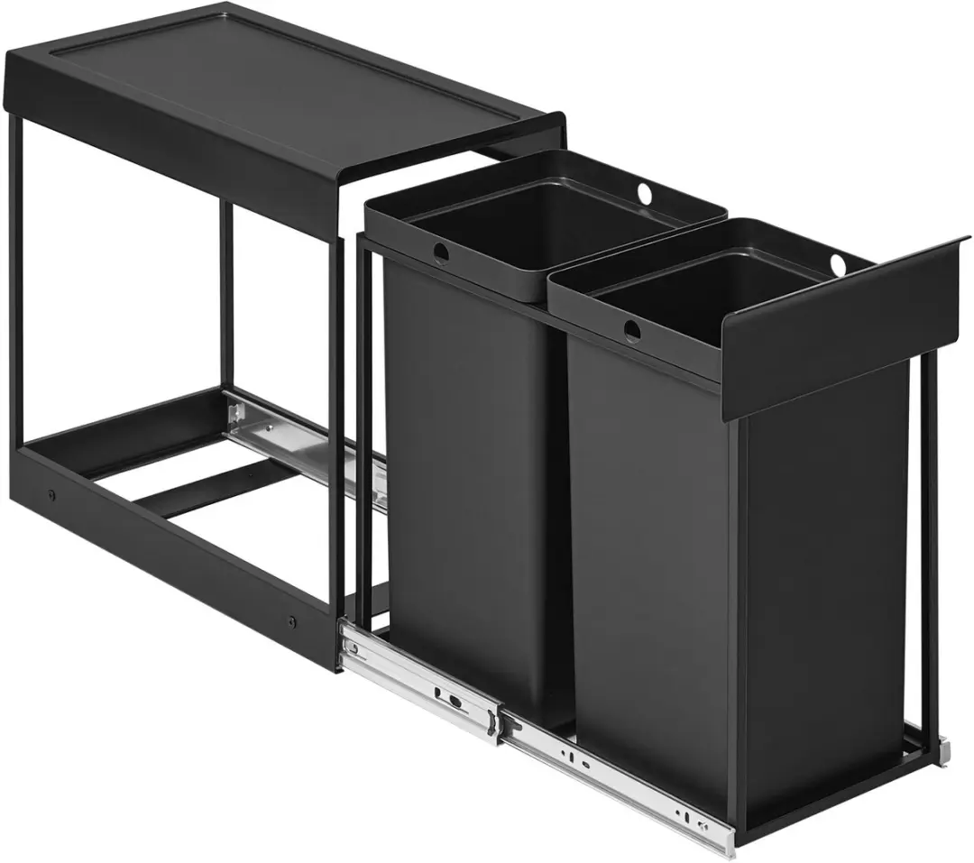 Songmics LTB950B01 Afvalscheidingssysteem 2x30L