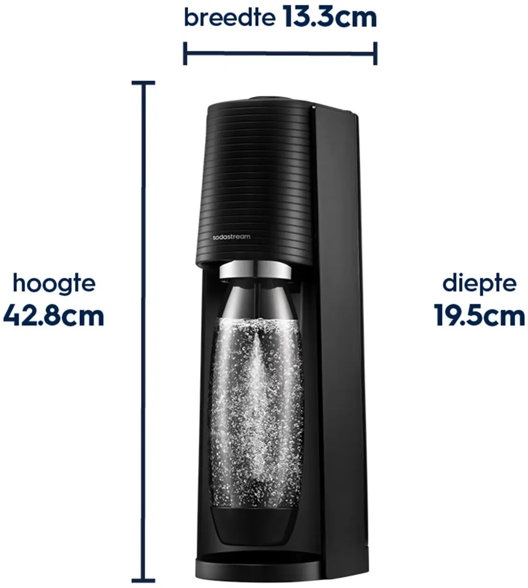 SodaStream Terra Gigapack Bruiswatertoestel - Zwart