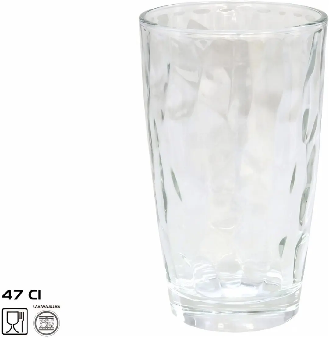 Bormioli Rocco Drinkglazen Diamonds 470ml - 12 Stuks