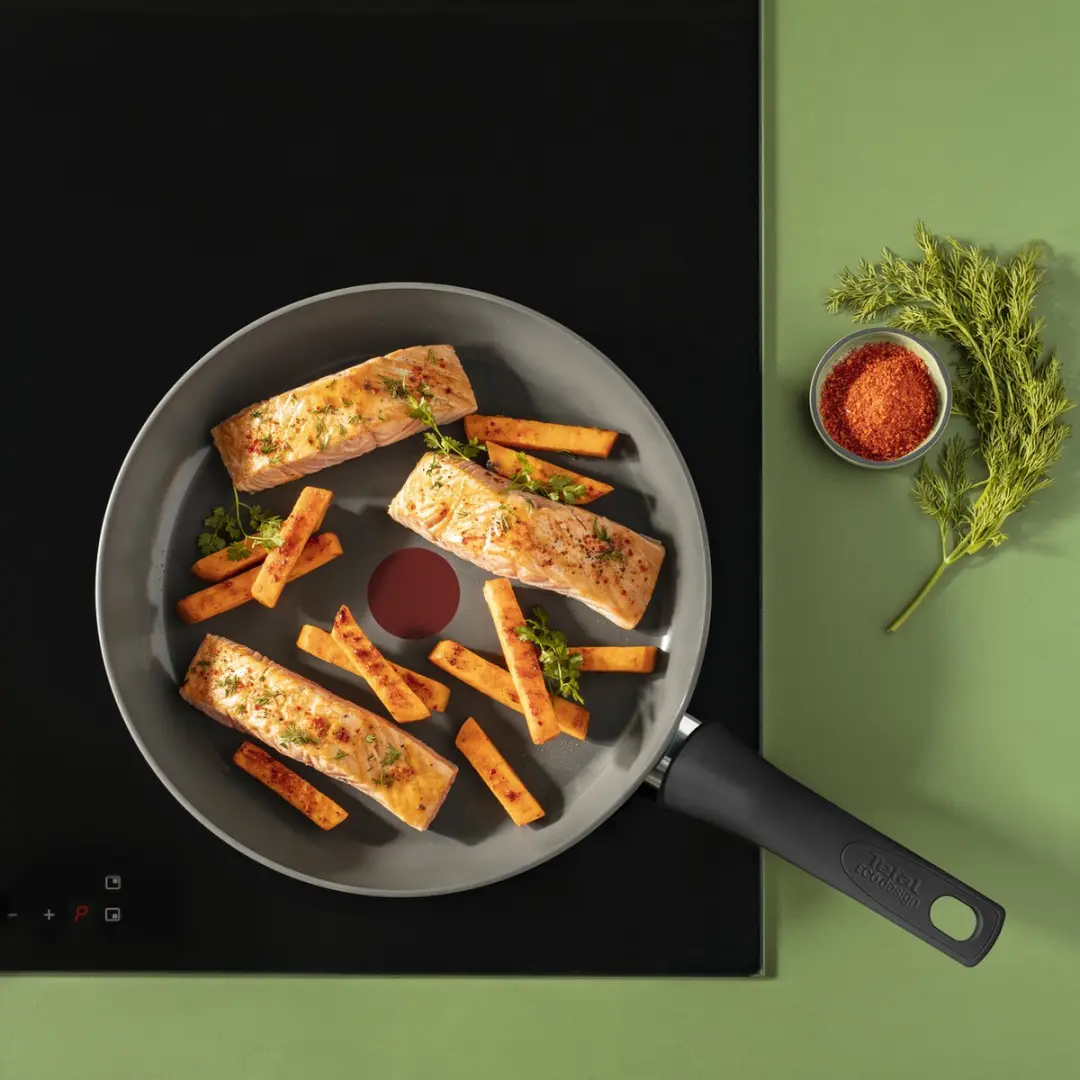 Tefal Re-invent Keramische Koekenpan 28cm C42806 - Grijs - afbeelding 2 van 6