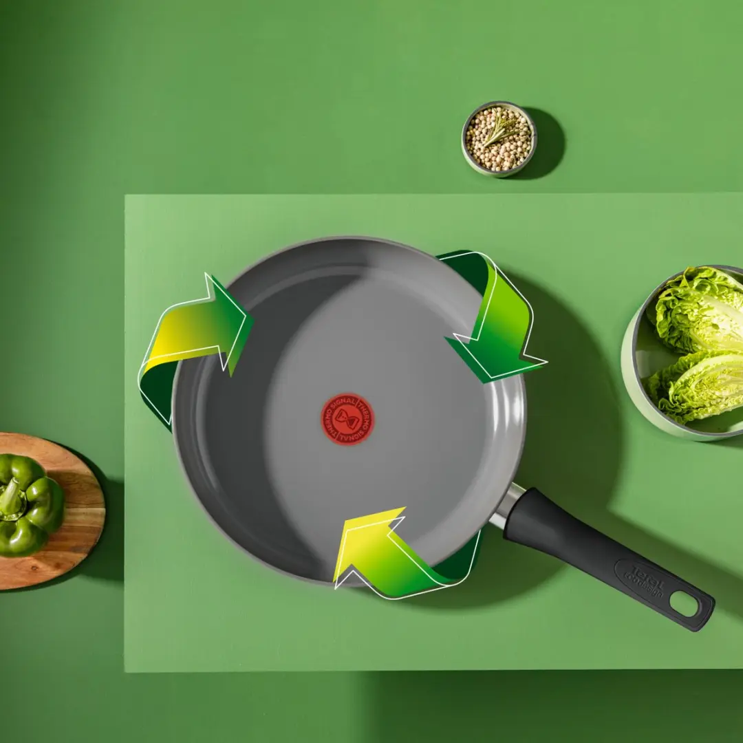 Tefal Re-invent Keramische Koekenpan 28cm C42806 - Grijs - afbeelding 5 van 6