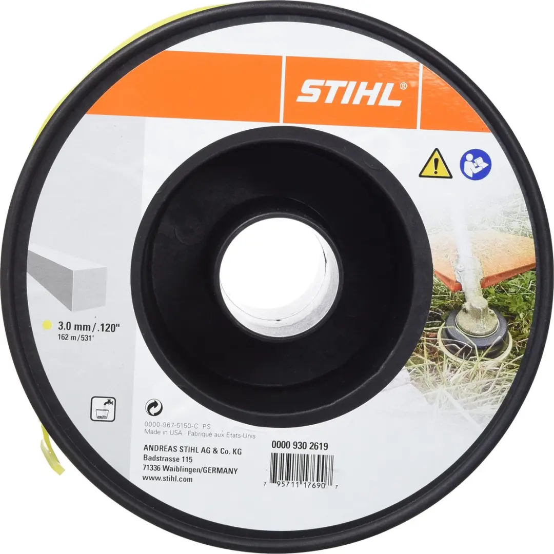 Stihl Vierkant Maaidraad Ø3,0mm x 162m - 00009302619