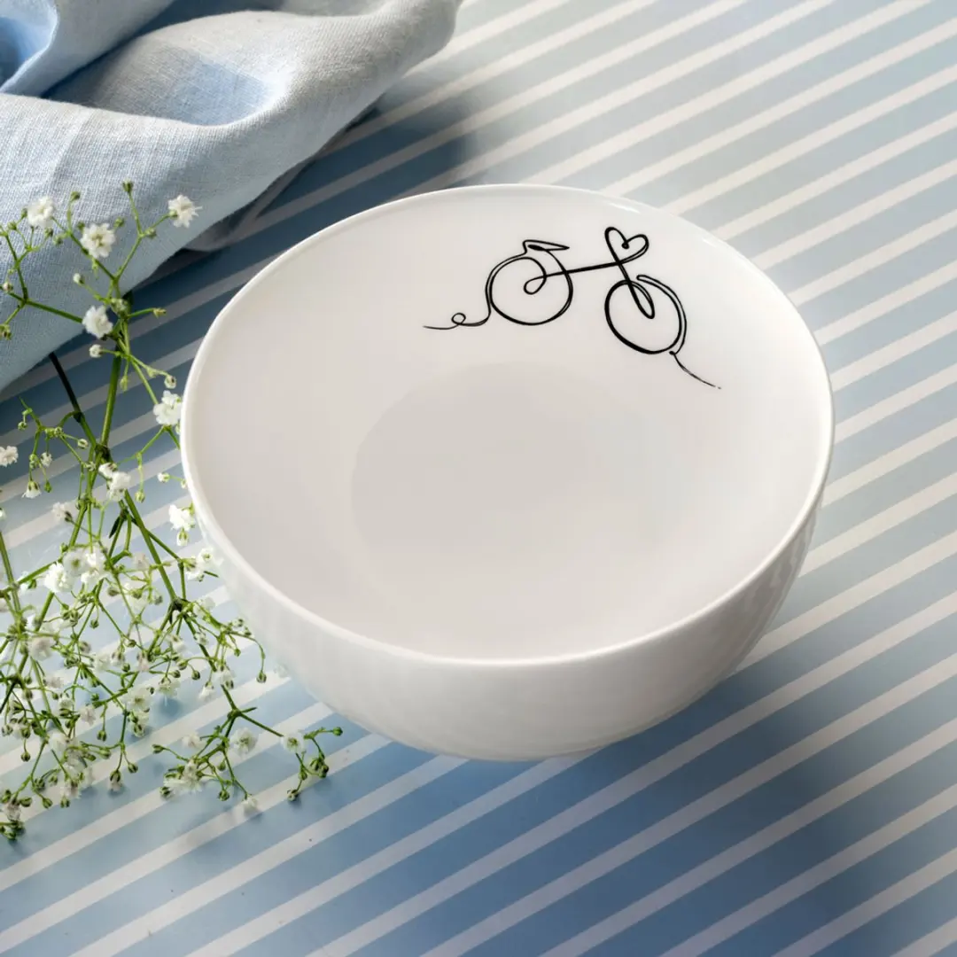 Villeroy & Boch Bols Statement Lines Bord ø13,8cm - 4 Stuks - Wit