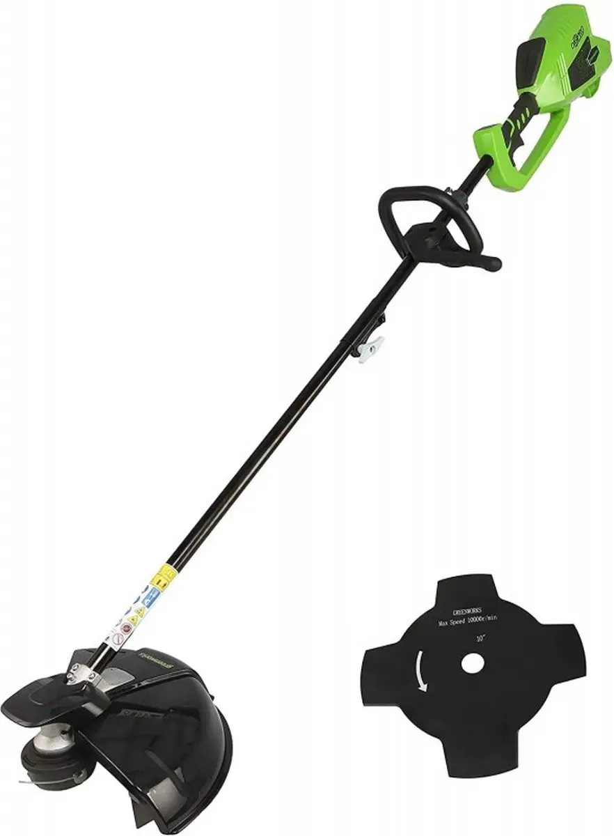 Greenworks GD40BCK2X Accu Trimmer & Bosmaaier - 2x Accu & Lader