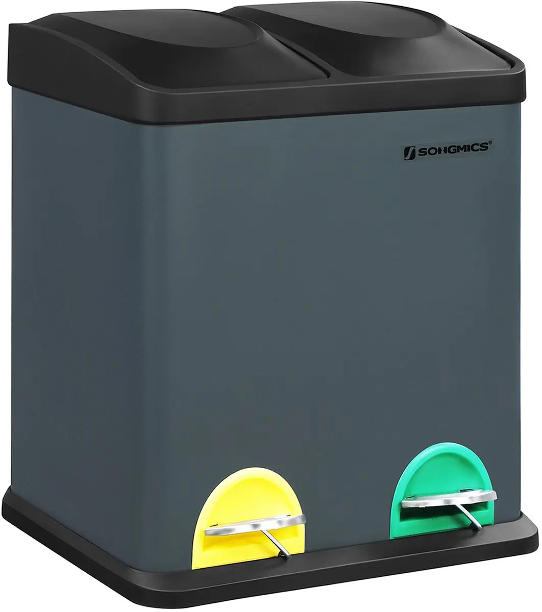 Songmics LTB30G Prullenbak 30L