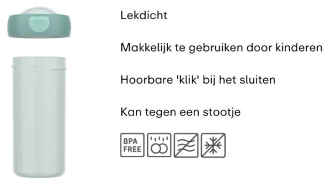 Mepal Campus Schoolbeker 300ml - Unicorn