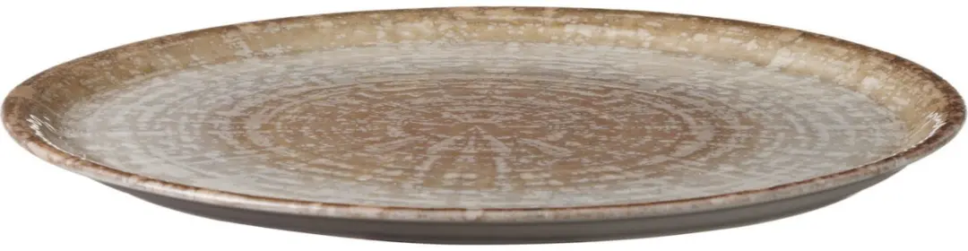 Hendi Crete Porseleinen Pizzabord 33cm - 6 Stuks - Zwart
