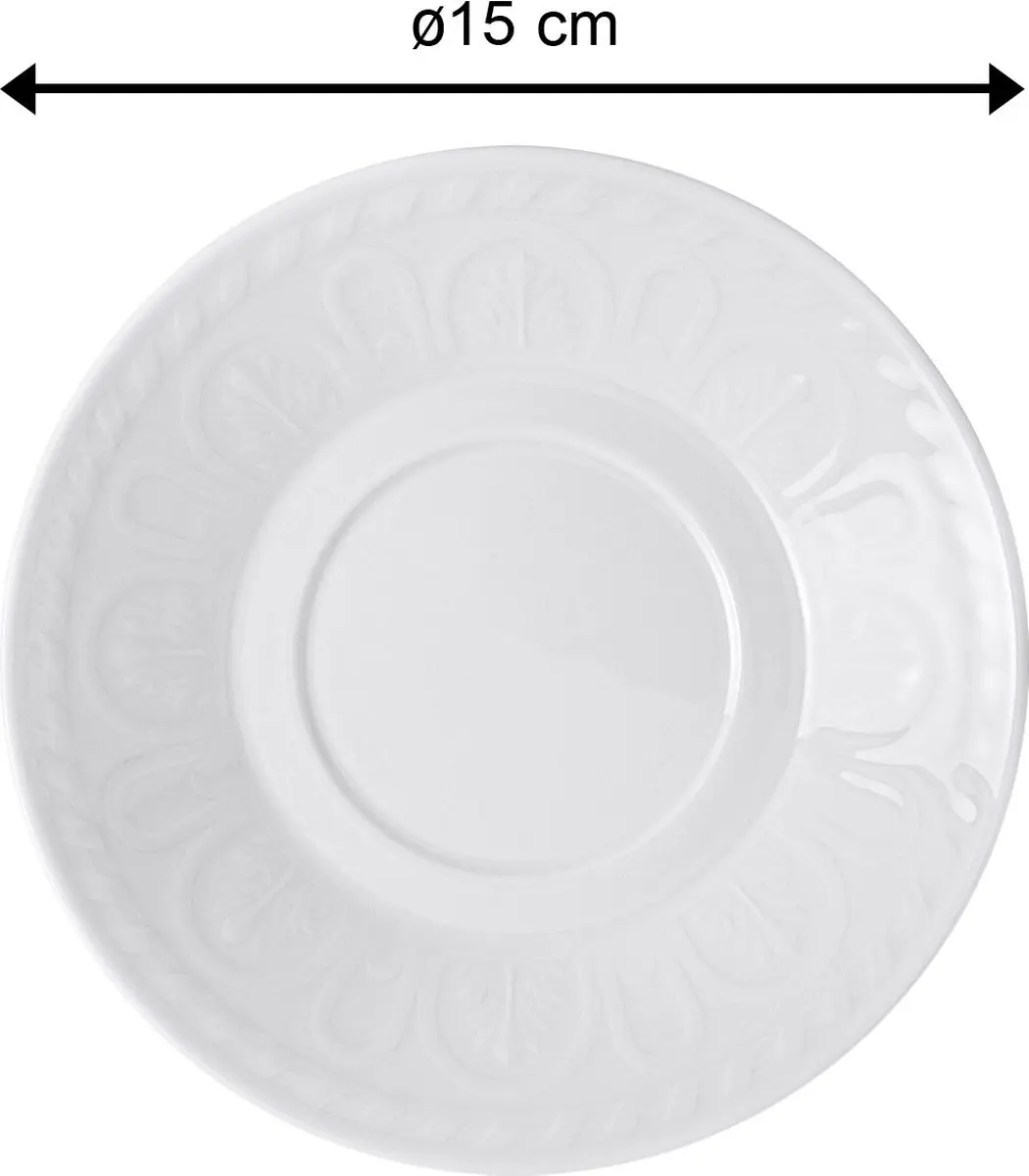 Villeroy & Boch Cellini Koffie-/Thee-onderzetter 15cm - 6 Stuks