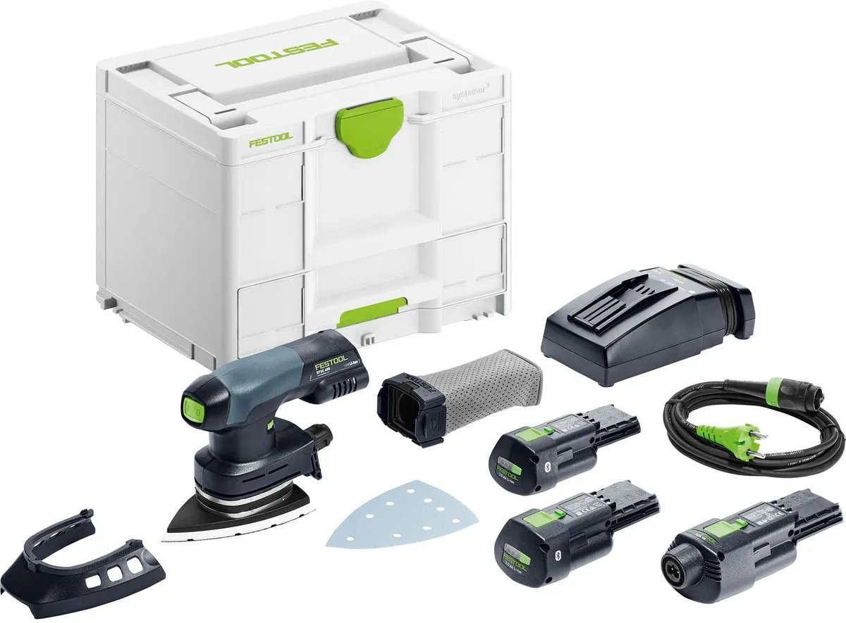 Festool DTSC 400 Li 3.0-Set Deltaschuurmachine - 2x Accu 18V 3.0Ah