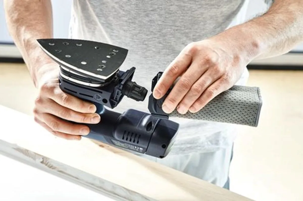 Festool DTSC 400 Li 3.0-Set Deltaschuurmachine - 2x Accu 18V 3.0Ah