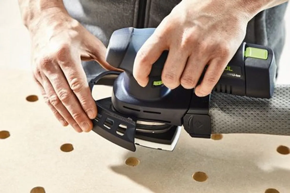 Festool DTSC 400 Li 3.0-Set Deltaschuurmachine - 2x Accu 18V 3.0Ah